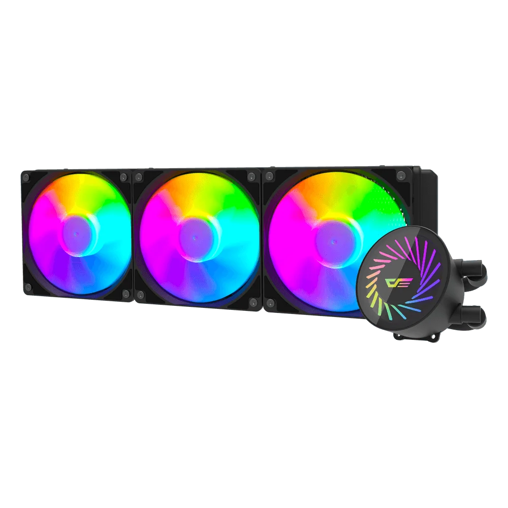 Darkflash Radiant DCS 360 Liquid CPU Cooler, Black