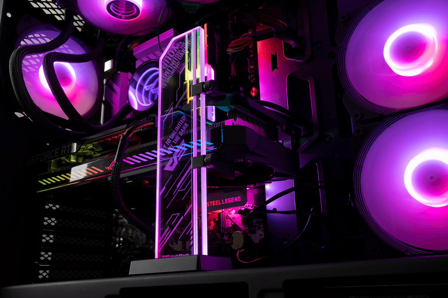 DarkFlash ARGB Graphic Card Holder | DL280