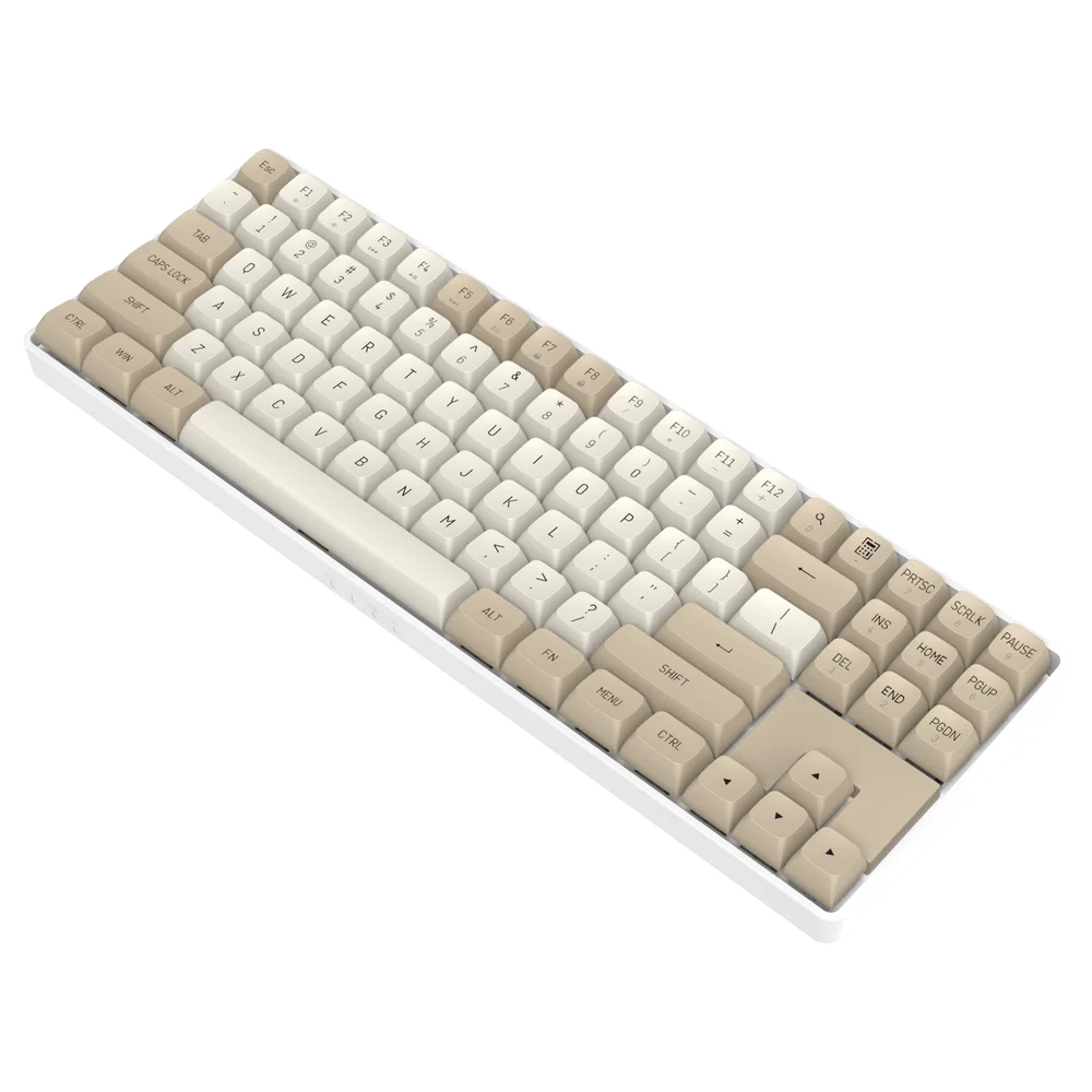 Darkflash GD87 Mechanical keyboard – Milky & Brown