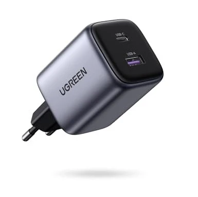 UGREEN - Nexode 35W Dual Port USB C GaN II Fast Charger (Black)