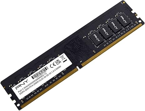 PNY Performance 8GB DDR4 DRAM 3200MHz (PC4-25600) CL22 (Compatible with 2666MHz, 2400MHz or 2133MHz) 1.2V Desktop (DIMM) Computer Memory – MD8GSD43200-TB