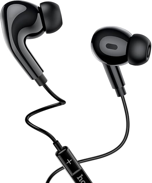 Hoco M83 - Original Series Wire-Controlled Digital Earphones With Microphone, Plug: Type-C, Cable Length: 1.2m, Compatible With Huawei Xiaomi OnePlus iPad Pro/iPad Air With Type-C Interface - Black