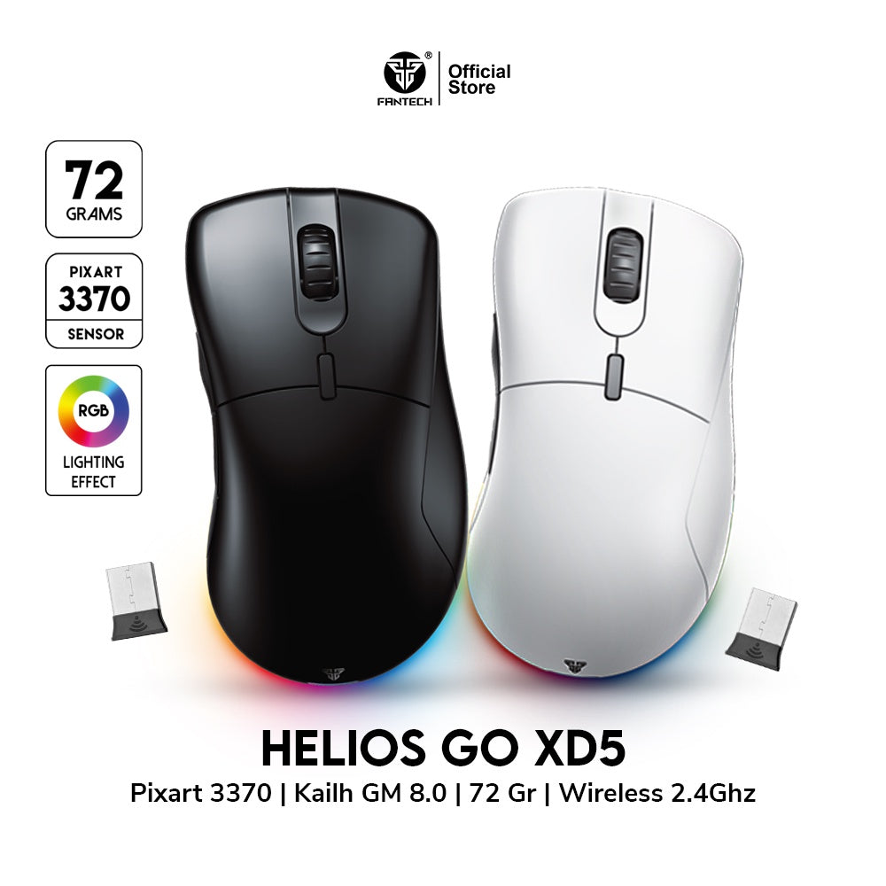 Fantech XD5 HELIOS GO, Dual Mode Wired & Wireless, Ultimate Precision