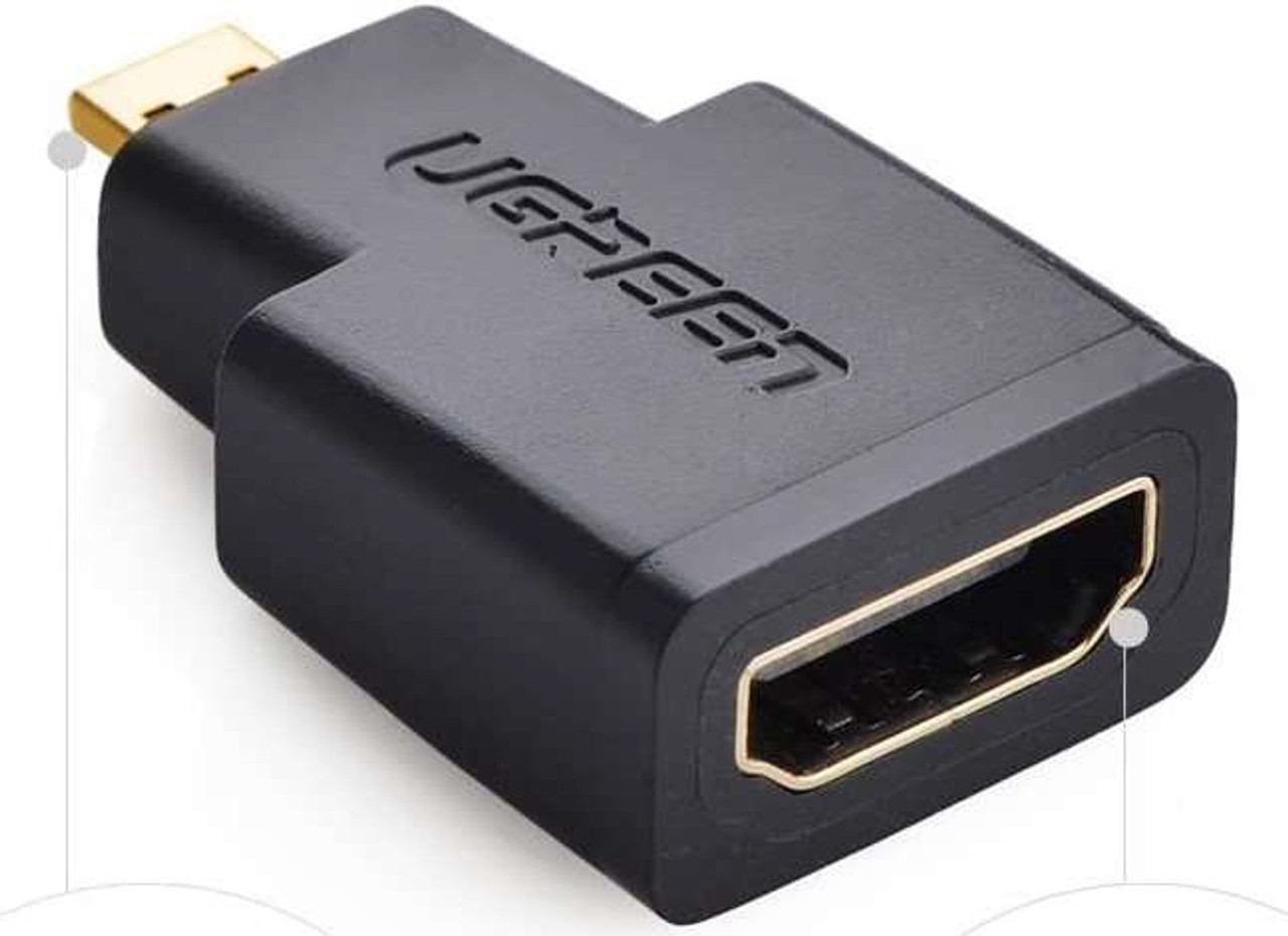 UGREEN 4K Micro HDMI Male to HDMI Female Adapter | 20106
