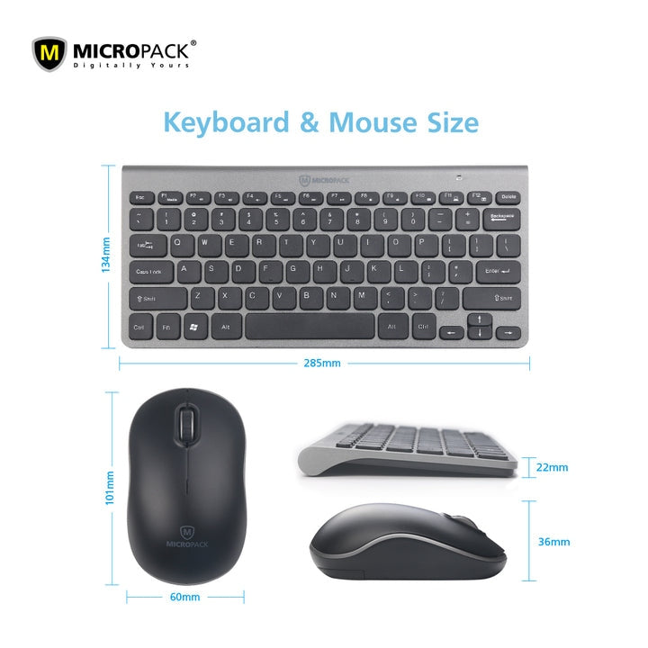 MICROPACK KM218 MINI WIRELESS COMBO