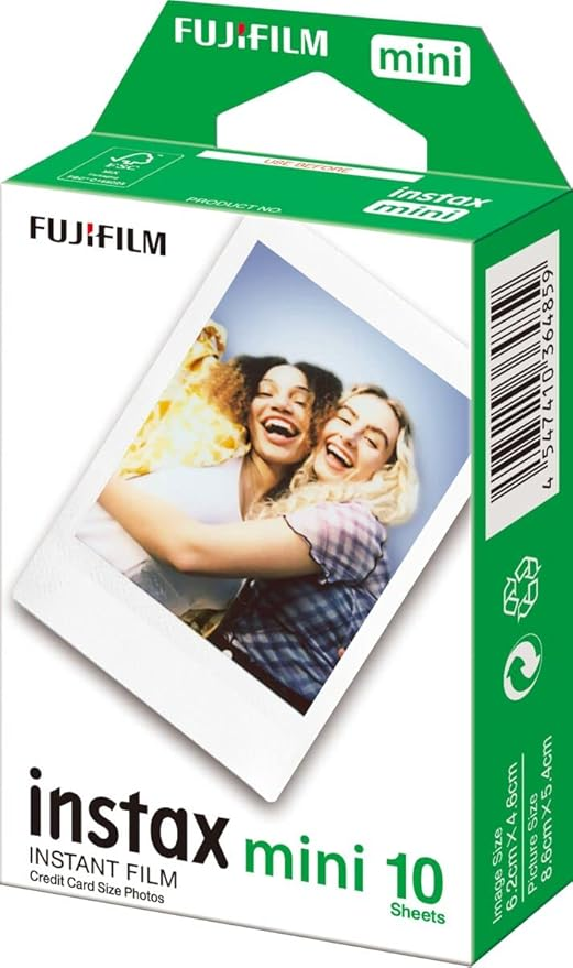 Fujifilm Instax Mini Film Single Pack 10 Sheets per Pack