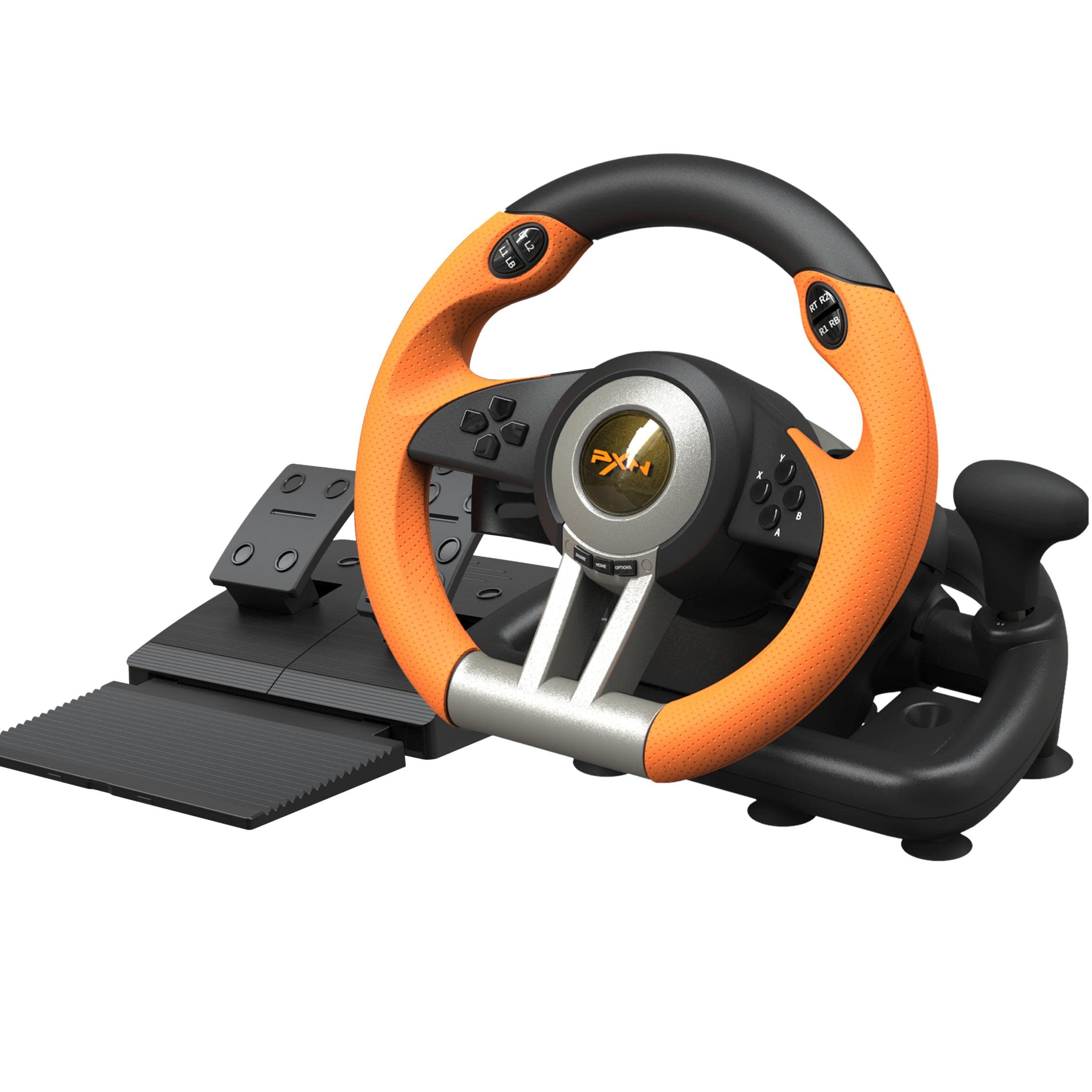 PXN V3 Pro Racing Steering Wheel with Pedals