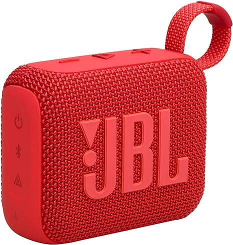 JBL Go 4 - Ultra-Portable, Waterproof and Dustproof Bluetooth Speaker, Big Pro Sound with Punchy bass, 7-Hour Built-in Battery, Made in Part with Recycled Materials