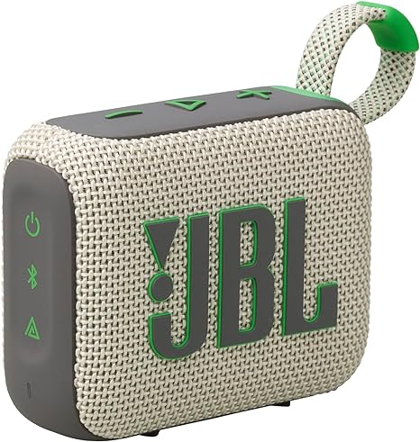 JBL Go 4 - Ultra-Portable, Waterproof and Dustproof Bluetooth Speaker, Big Pro Sound with Punchy bass, 7-Hour Built-in Battery, Made in Part with Recycled Materials