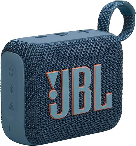 JBL Go 4 - Ultra-Portable, Waterproof and Dustproof Bluetooth Speaker, Big Pro Sound with Punchy bass, 7-Hour Built-in Battery, Made in Part with Recycled Materials