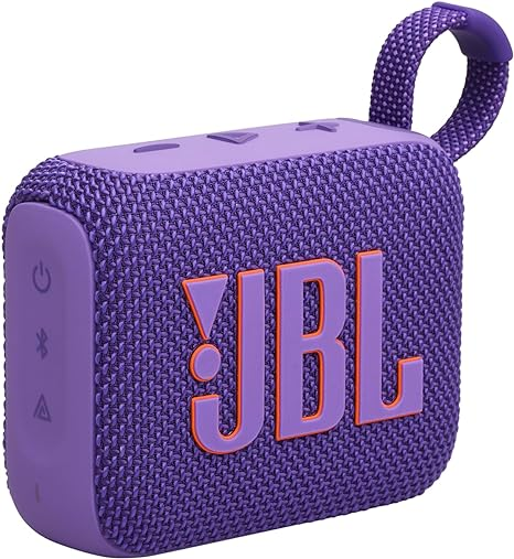 JBL Go 4 - Ultra-Portable, Waterproof and Dustproof Bluetooth Speaker, Big Pro Sound with Punchy bass, 7-Hour Built-in Battery, Made in Part with Recycled Materials