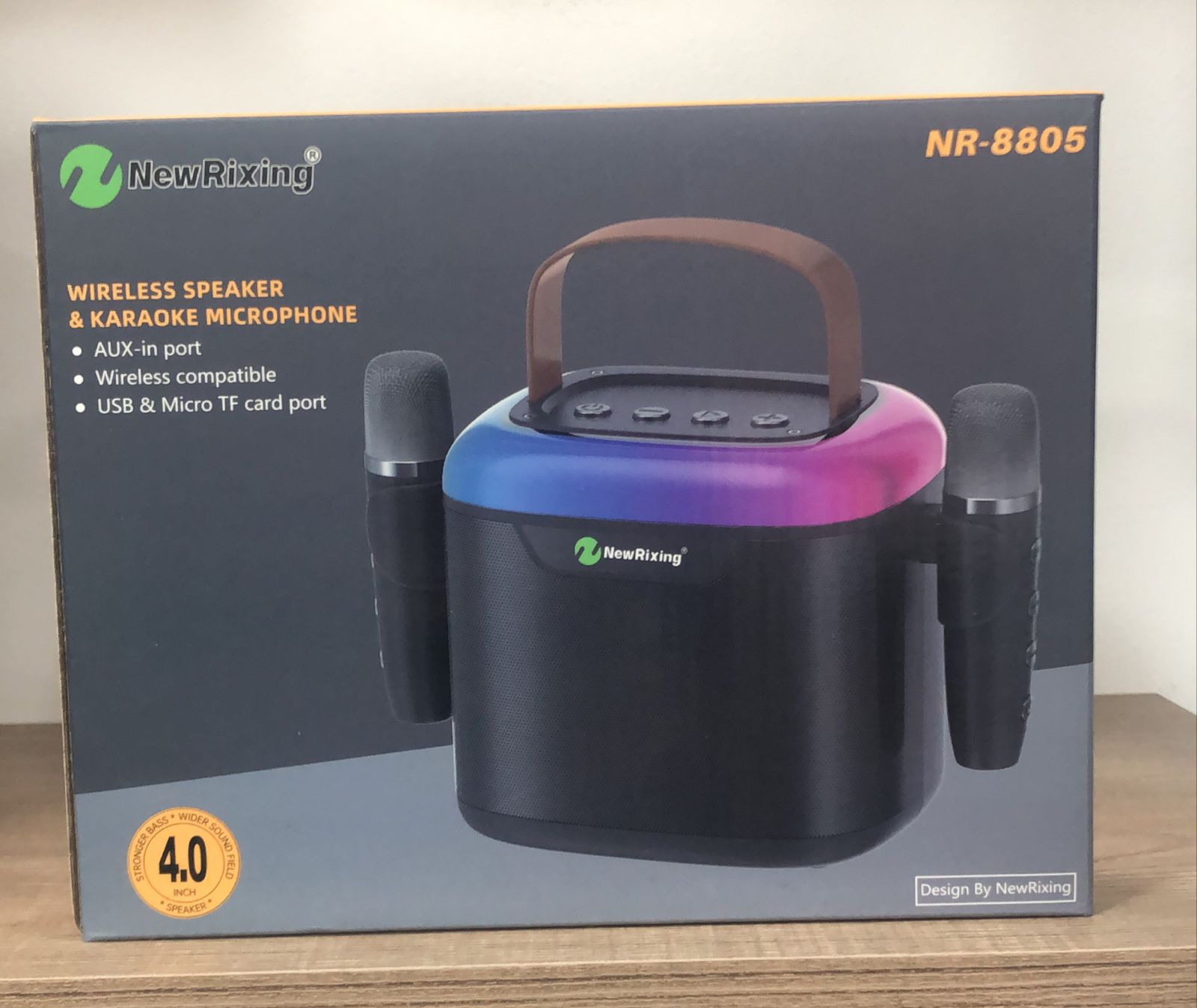 WIRELESS SPEAKER WITH 2 MICRO