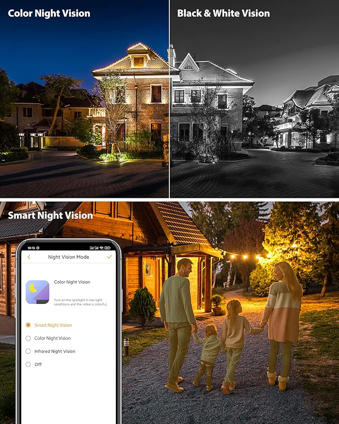 Imou 5MP High Definition Outdoor Security Bullet CCTV Camera, Color Night Vision, Human Detection, Up to 512GB SD Card, IP67, Spotlight, Audio Recording, WiFi & Ethernet Connection, Alexa Enabled, IPC-K3DP-5H0WF