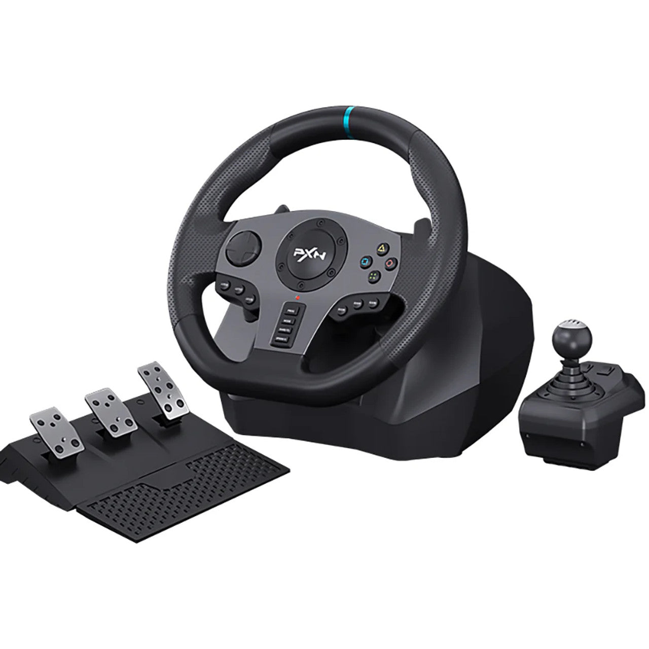 PXN V9 Racing Steering Wheel with Pedals