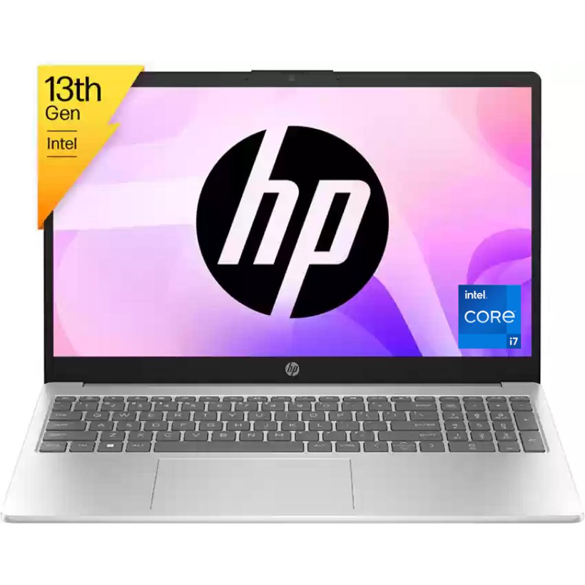 HP 15-FD0138NE (NATURAL SILVER), CORE I7-1355U, 16GB DDR4 (8GB*2), NVME 512GB, VGA 2GB MX570, 15.6″ FHD