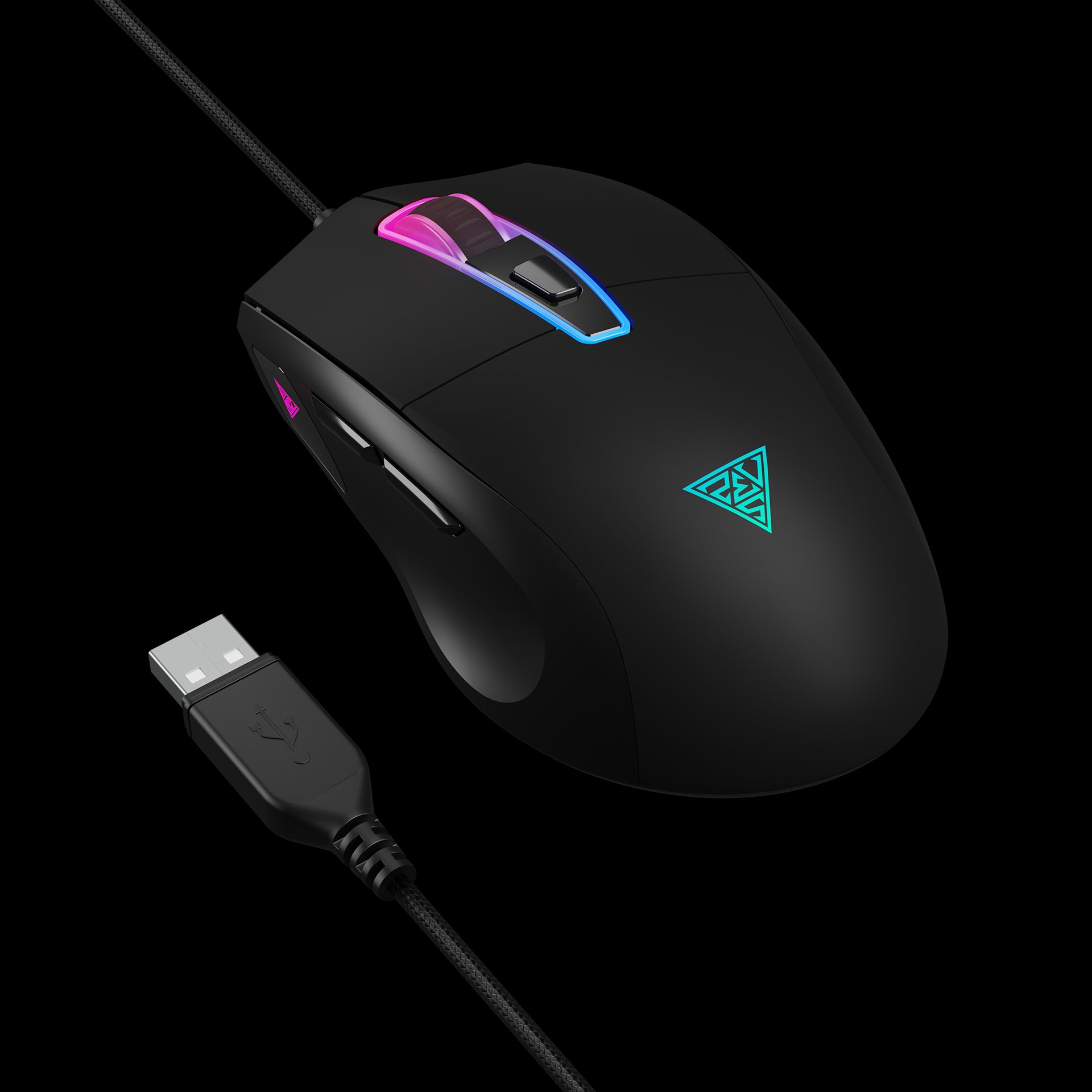 GAMDIAS ZEUS M5 RGB Wired Gaming Mouse ; Adjustable up to 12800 DPI Advanced Gaming Optical Sensor ; Lightweight 99 gram ; 7 Smart Keys ; 10 million Clicks ; Software Support |ZEUS M5