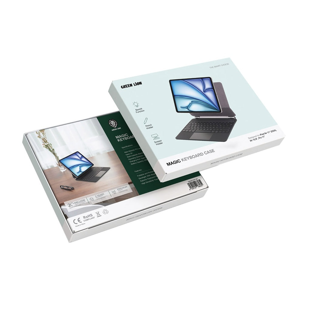 GREEN LION WIRELESS MAGIC KEYBOARD CASE FOR IPAD 12.9"