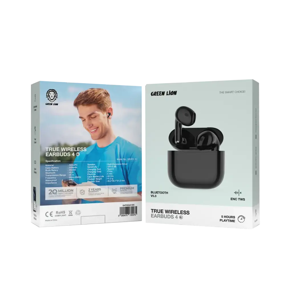 Green Lion True Wireless Earbuds 4 G1
