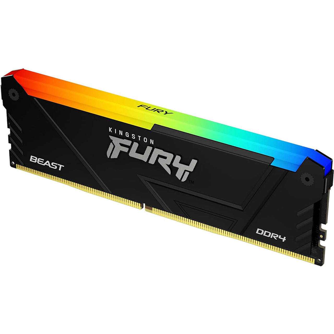 Kingston Fury Beast RGB 8GB DDR4 3200MT/s CL16 DIMM Desktop Memory | KF432C16BB2A/8