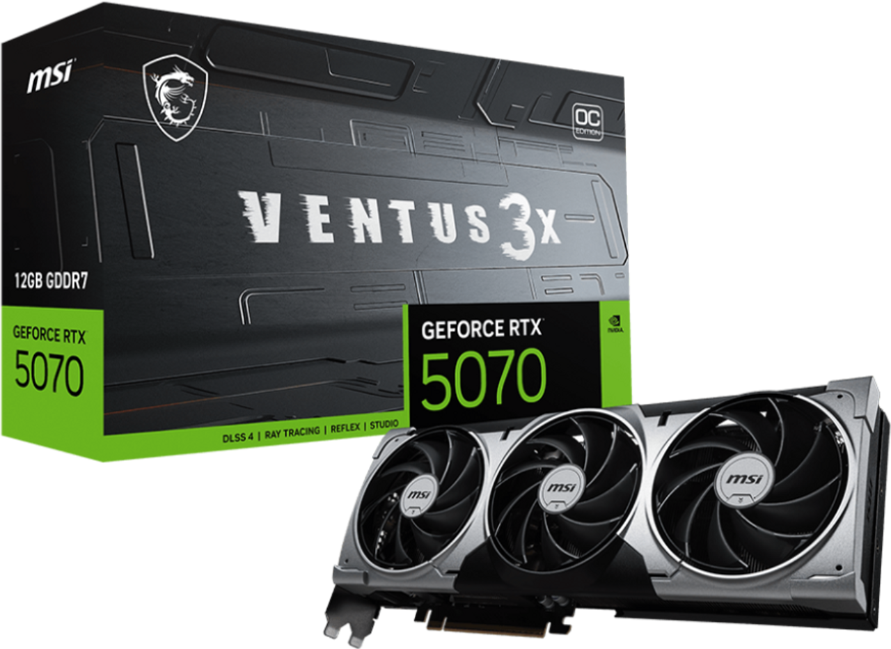 MSI Gaming RTX 5070 12G Ventus 3X OC
