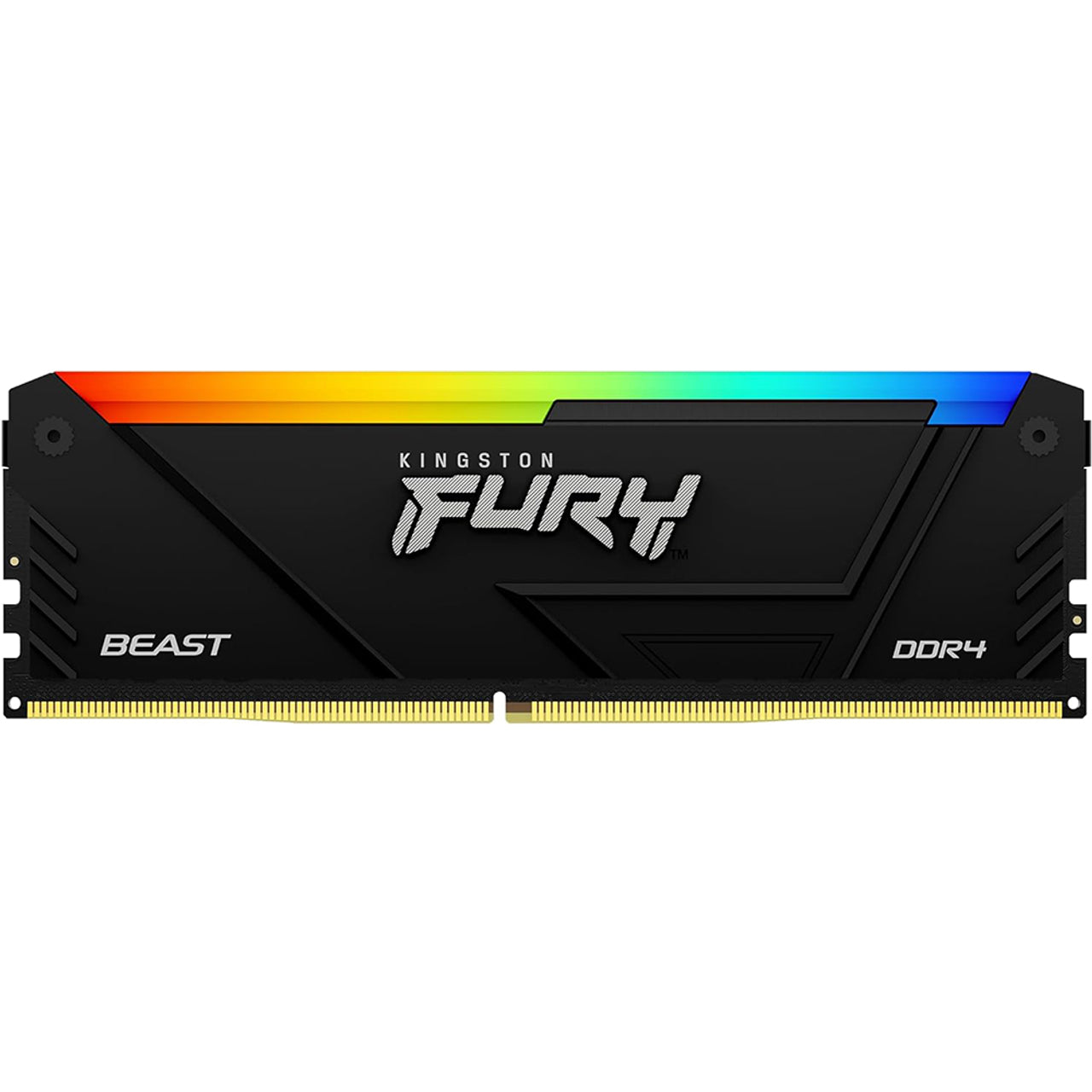 Kingston Fury Beast RGB 8GB DDR4 3200MT/s CL16 DIMM Desktop Memory | KF432C16BB2A/8