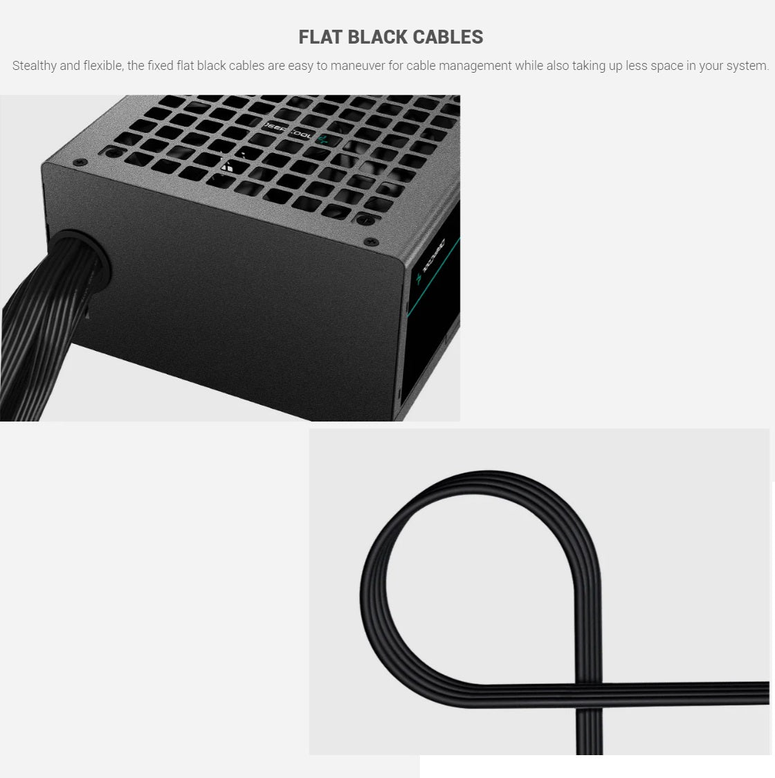 DeepCool PF750 ATX 12V Power Supply Unit, 750W Power, 80 Plus Standard Certification, Active PFC + Double Tube Forward 750Watts, 5% Efficiency, 120mm Fan Size – Black