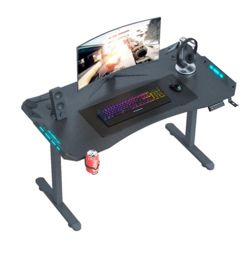 AY Ergonomic Electric Height Adjustable RGB Gaming Sit-Stand Desk