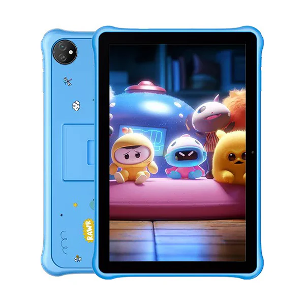 Blackview Tab 30 Kids Android 13 Tablet, 10.1 Inches IPS Screen Children's Tablet, 6GB RAM/64GB (4GB Extended RAM) 5100mAh Battery, 5MP Camera, WiFi 6 Bluetooth, Dual Speaker Box - Blue
