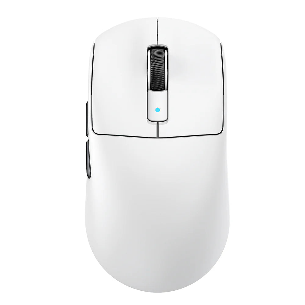 Attack Shark R6 Wireless Gaming Mouse 39g Superlight, PAW3950MAX 42K DPI, 8K Polling With Dedicated Receiver, Tri-Mode 2.4G/Bluetooth/Wired, Omron Optical 100M, 300mAh Battery, for PC/Laptop/Mac PC/Laptop/Mac | White