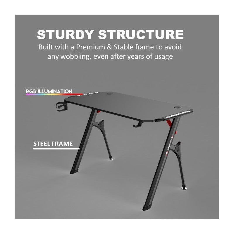 DHYBRID GD514 RGB LED GAMING DESK