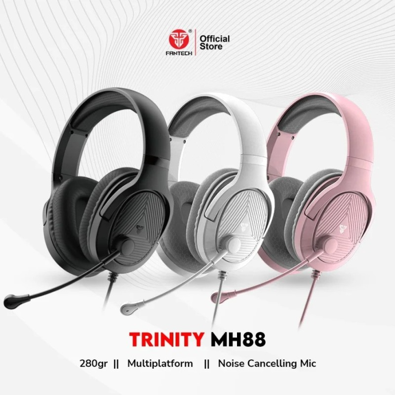 Fantech MH88 TRINITY Gaming
Headset, Comfortable Fit, Multiplatform Compatibility