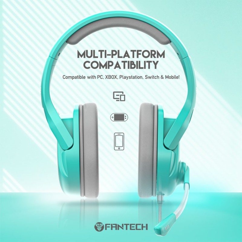 Fantech MH86 VALOR, Immersive Gaming Experience, Multiplatform Headset