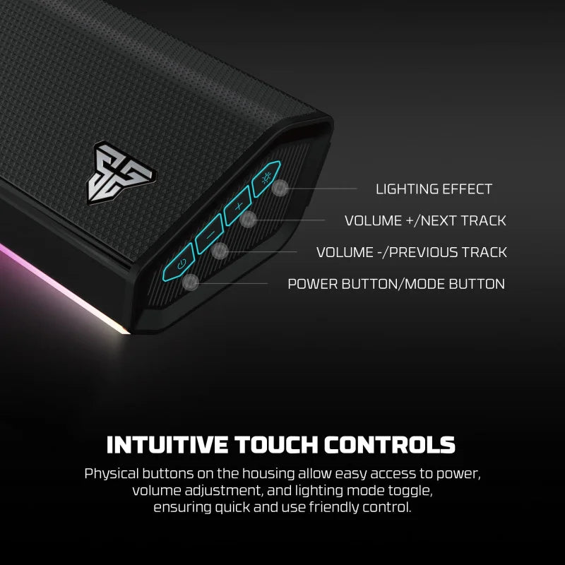 FANTECH BS162 GROOVE BAR PRO Premium 4-Mode Connectivity Speaker with Powerful Sound, RGB Lights, and Long Battery Life