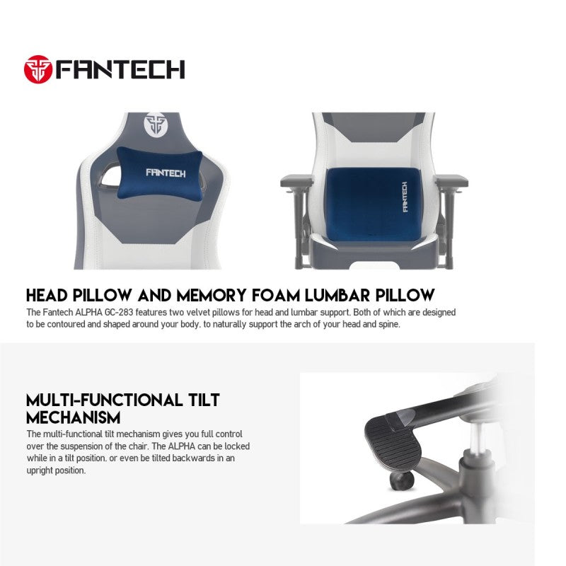 Fantech GC283 Premium Quality Chair, Engineered for Excellence, Unmatched Comfort & Durability, 4D Armrests Sakura Pink