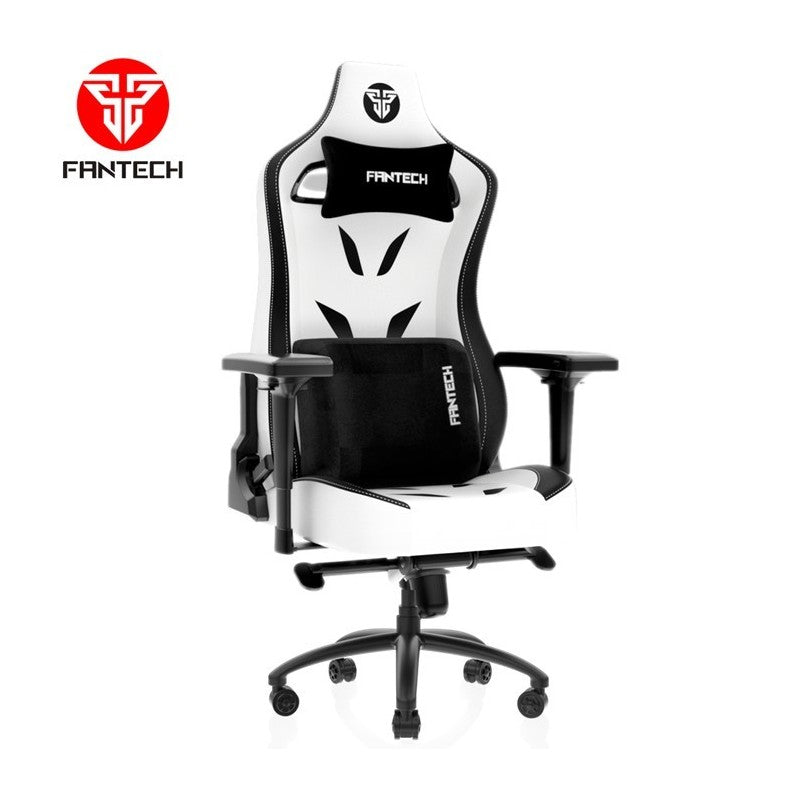 Fantech GC283 Premium Quality Chair, Engineered for Excellence, Unmatched Comfort & Durability, 4D Armrests White