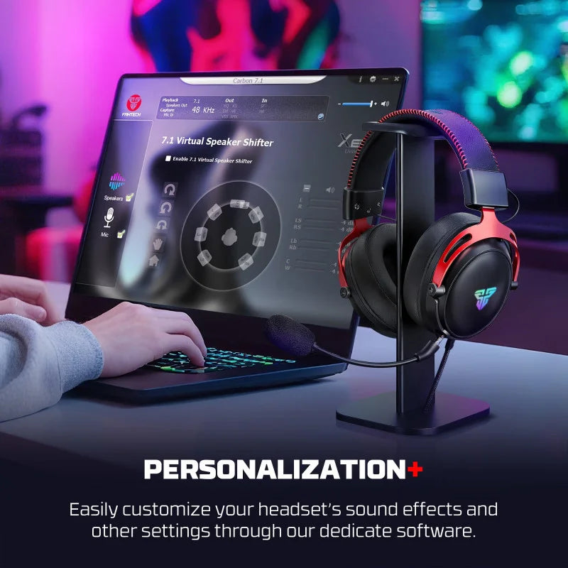 FANTECH HG31 CRUZE Immersive Cinematic USB Gaming Headset with 7.1 Virtual Surround, RGB Lighting