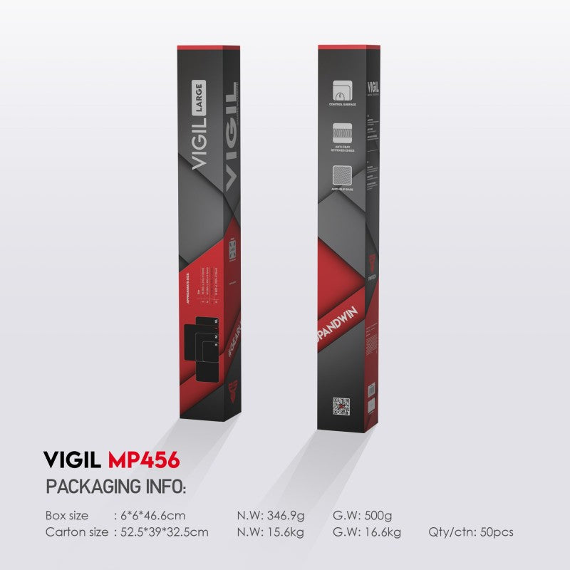 Fantech MP456 VIGIL MOUSE PAD- Large Size: 45cmx45cmx0.4cm