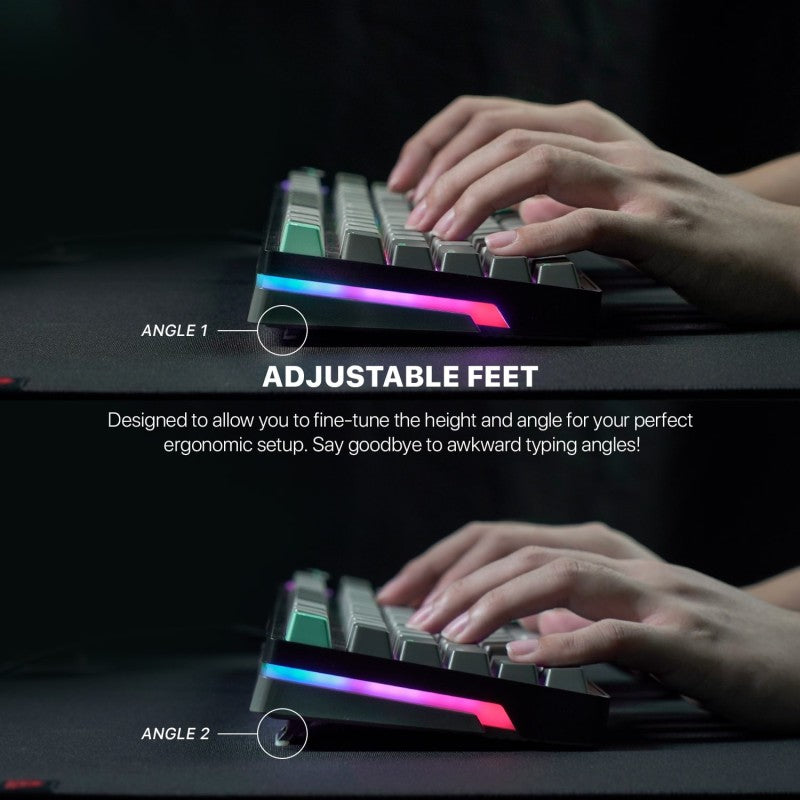 Fantech STELLAR Edition MK913 - ATOM PRO83,3 Modes:
Bluetooth, Wireless & Wired, Built-in Battery, Mechanical Gaming Keyboard