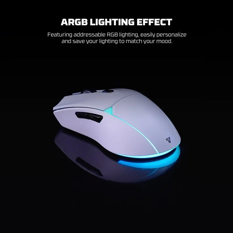 FANTECH WG7V2 CRYPTO II, 12000DPI Dual Mode Wired & Wireless Gaming Mouse with Built-in Battery