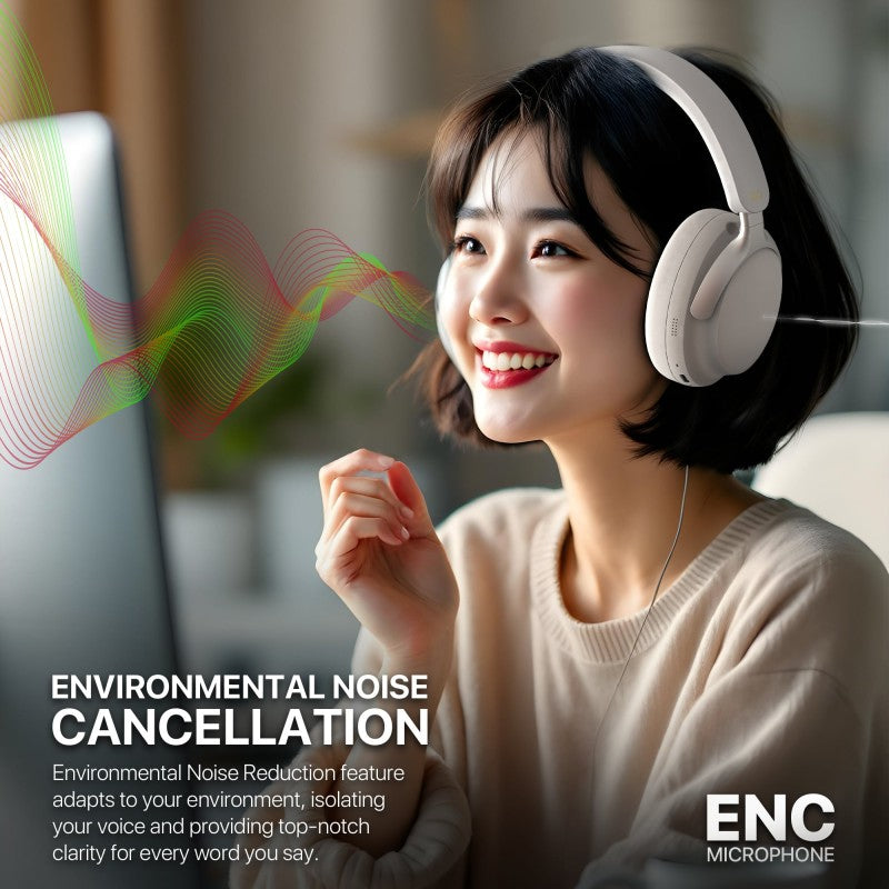 FANTECH WH07A GO VIBE: Bluetooth, -
Active Noise Cancelling (ANC) WIRELESS HEADSET