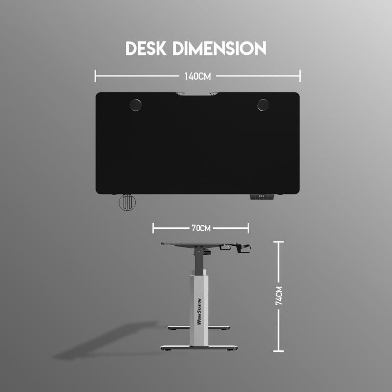 Fantech WS414 Work Station Adsjustable Rising Desk