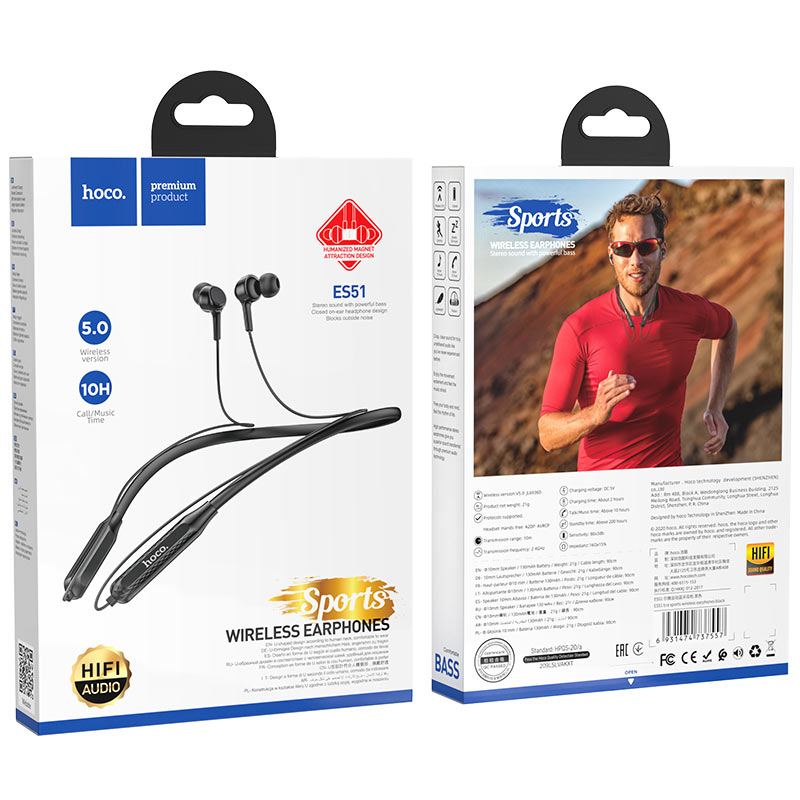 HOCO ES51 SPORTS WIRELESS EARPHONE