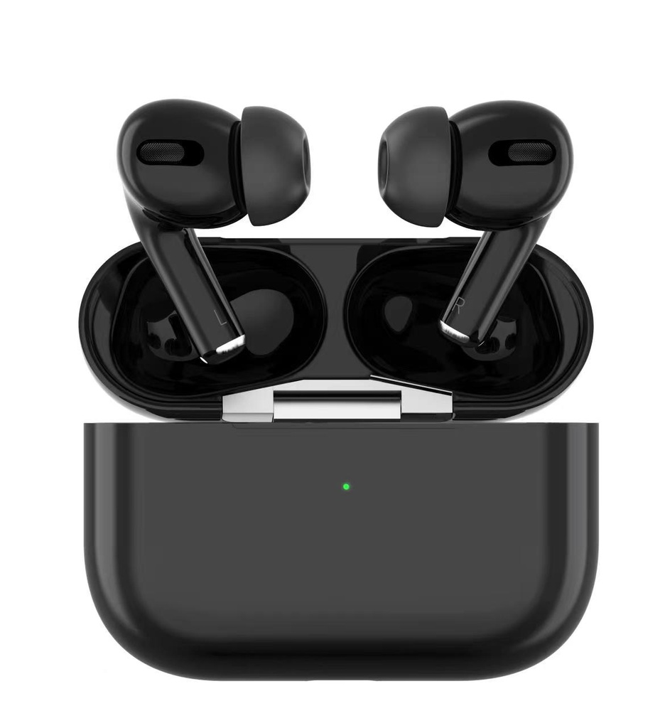 True Wireless Green Buds Pro with Built-In Microphone & Charging Base