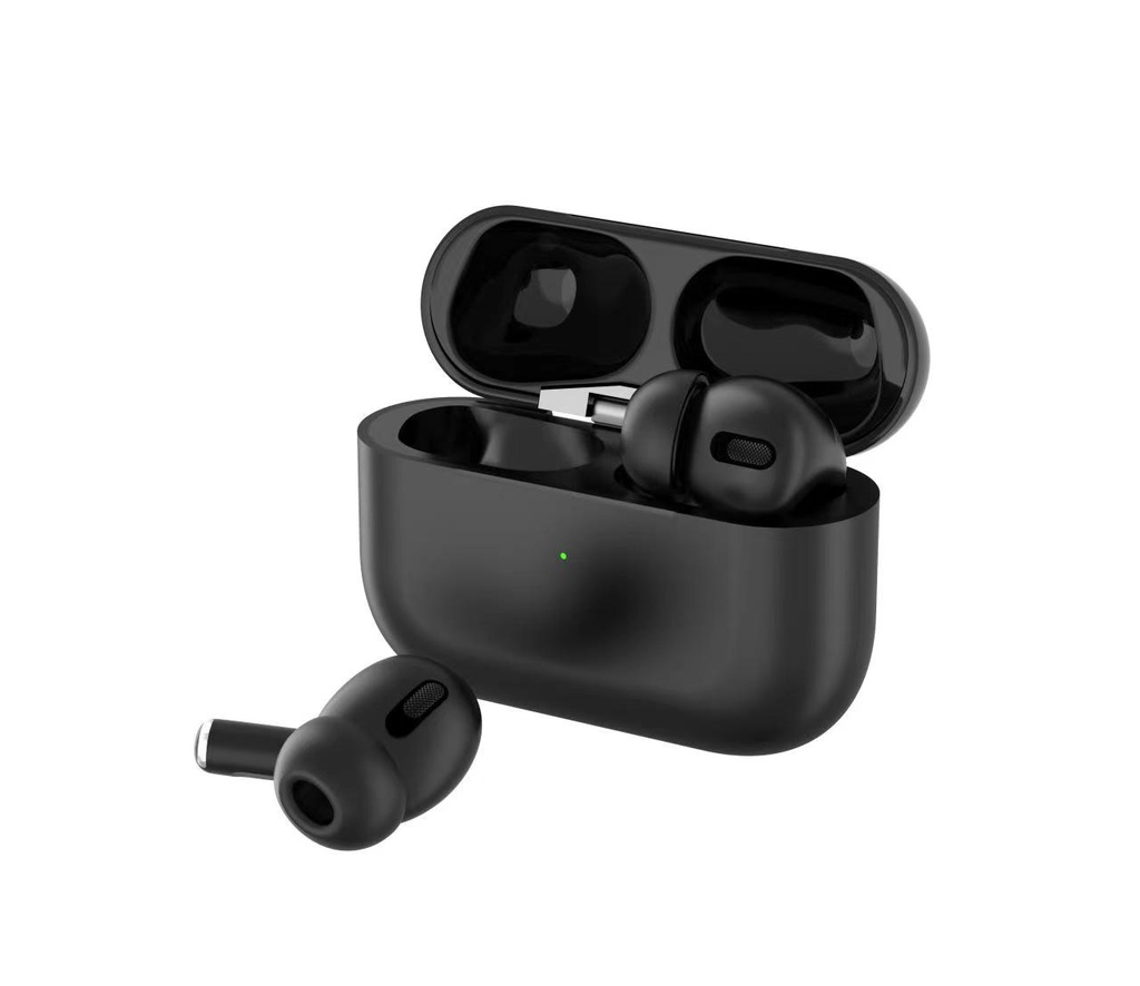True Wireless Green Buds Pro with Built-In Microphone & Charging Base