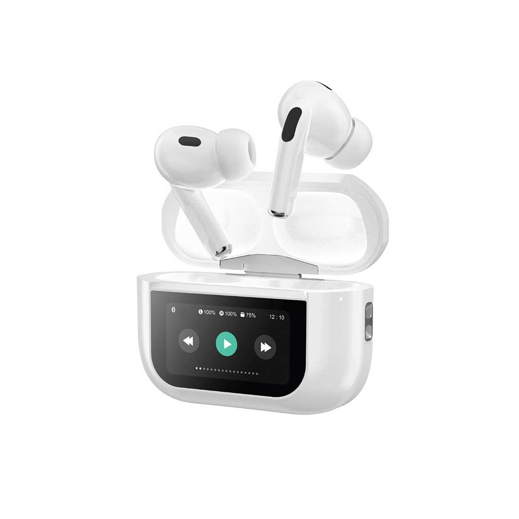 Green Lion Touch Tone ANC Earbuds - White