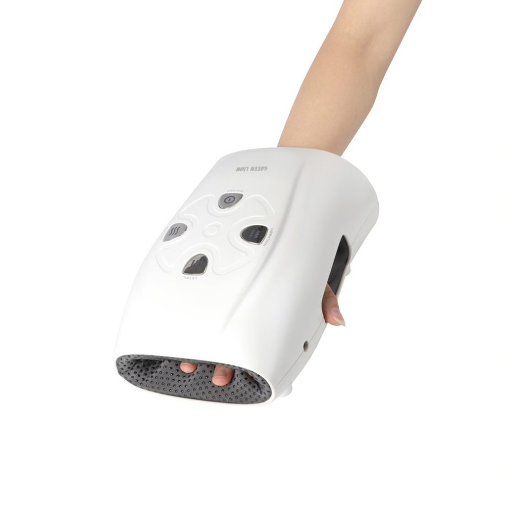 Green Lion Hand Massager - White