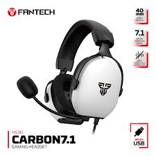 Fantech HG30 CARBON USB 7.1 Virtual surround sound Gaming Headset, Crystal-clear & Powerful Sound