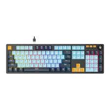 Fantech MIZU Edition MK893S - ATOM107S, Pro Wired Mechanical Keyboard with RGB Lighting Blue