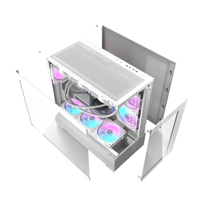 DarkFlash DS900 ATX PC Case - White