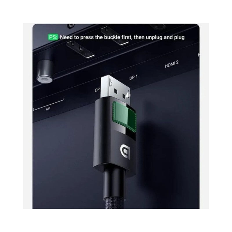 UGREEN 8K Display Port 1.4 Male to Male Braided Cable, Available in 1.5M - DP114 80391